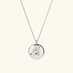 Necklaces<Mejuri Zodiac Pendant Necklace Silver