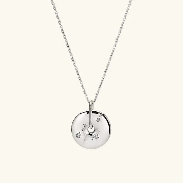 Necklaces<Mejuri Zodiac Pendant Necklace Silver