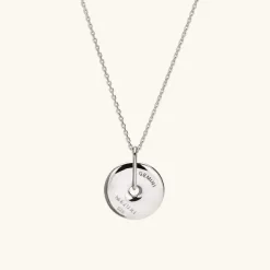 Necklaces<Mejuri Zodiac Pendant Necklace Silver