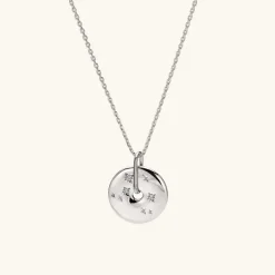 Necklaces<Mejuri Zodiac Pendant Necklace Silver