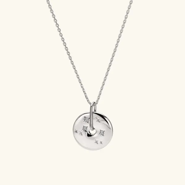 Necklaces<Mejuri Zodiac Pendant Necklace Silver