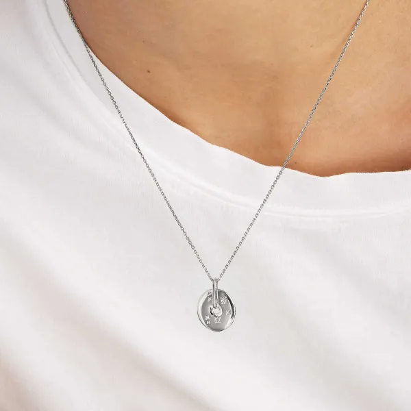 Necklaces<Mejuri Zodiac Pendant Necklace Silver