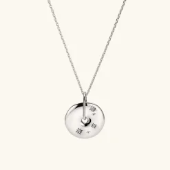 Necklaces<Mejuri Zodiac Pendant Necklace Silver