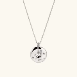 Necklaces<Mejuri Zodiac Pendant Necklace Silver
