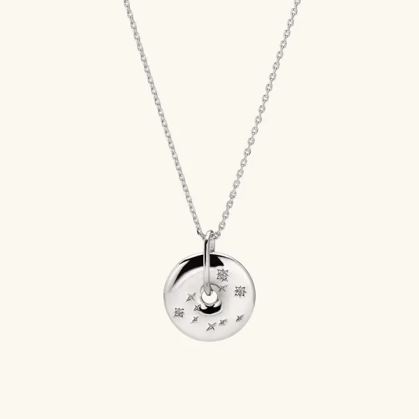 Necklaces<Mejuri Zodiac Pendant Necklace Silver
