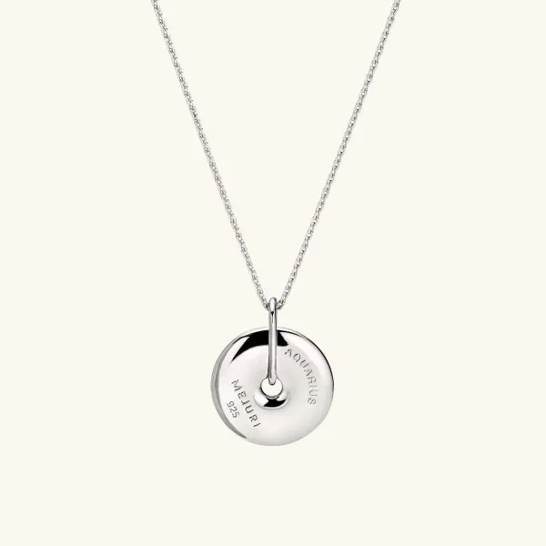 Necklaces<Mejuri Zodiac Pendant Necklace Silver