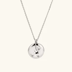 Necklaces<Mejuri Zodiac Pendant Necklace Silver