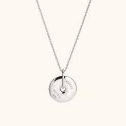 Necklaces<Mejuri Zodiac Pendant Necklace Silver