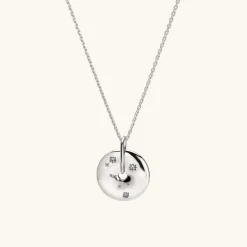 Necklaces<Mejuri Zodiac Pendant Necklace Silver