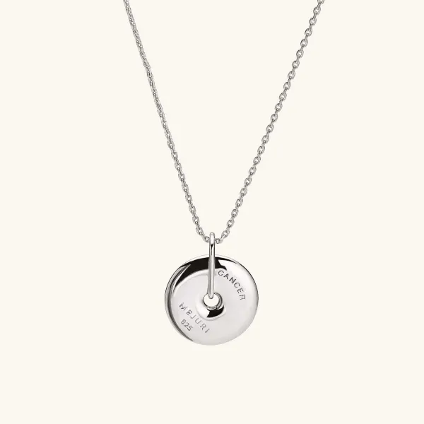 Necklaces<Mejuri Zodiac Pendant Necklace Silver