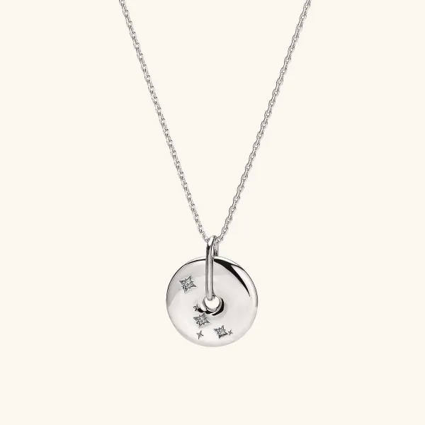 Necklaces<Mejuri Zodiac Pendant Necklace Silver