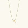 Necklaces<Mejuri Zodiac Sign Necklace
